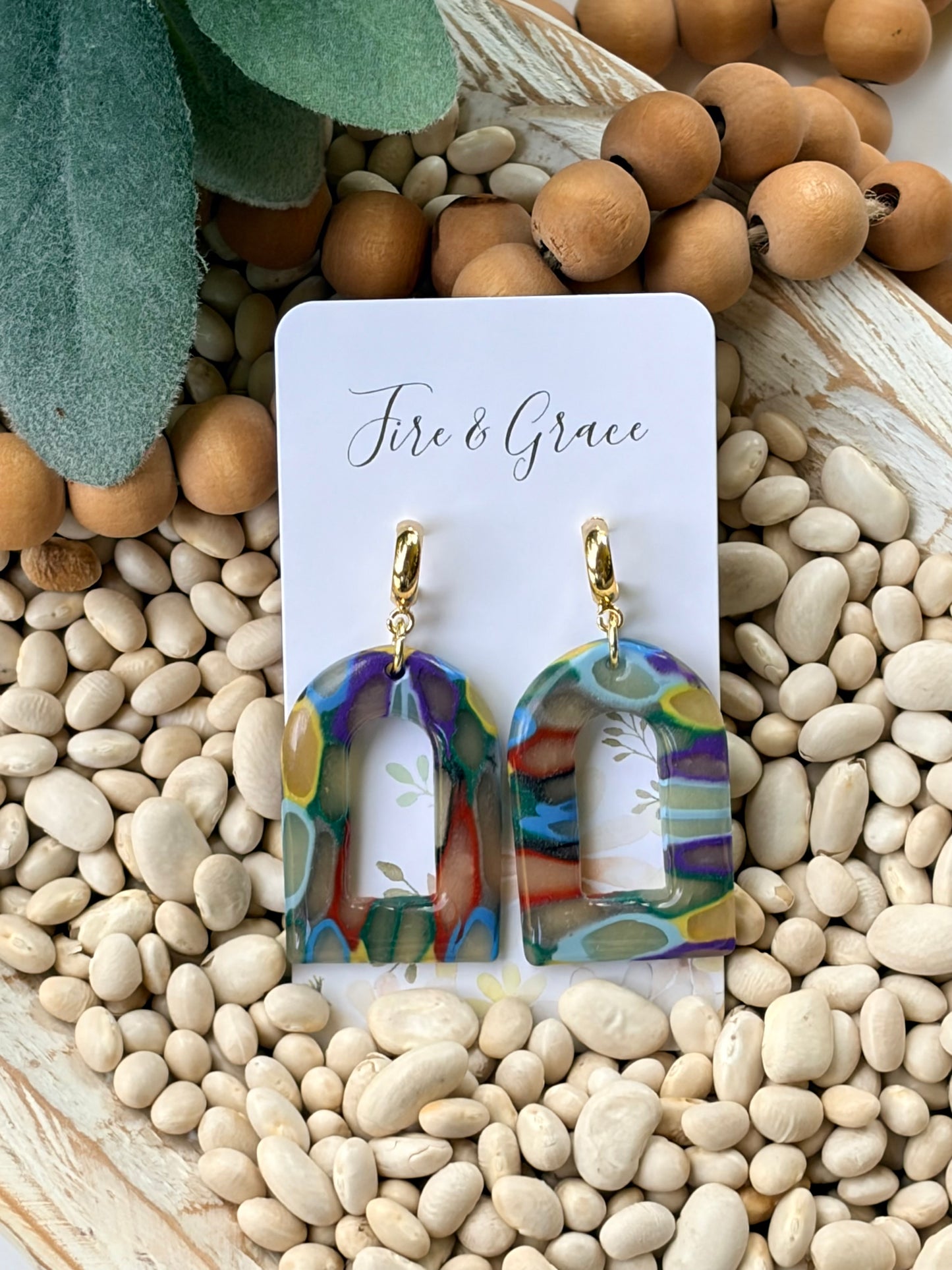 Stained Glass Dangle 1