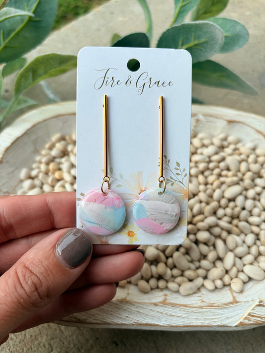 Pink and Blue Dangle 2