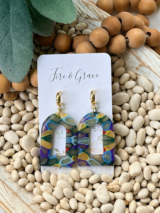 Stained Glass Dangle 1
