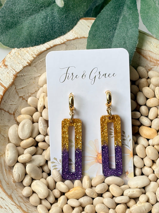 Purple & Gold Sparkle