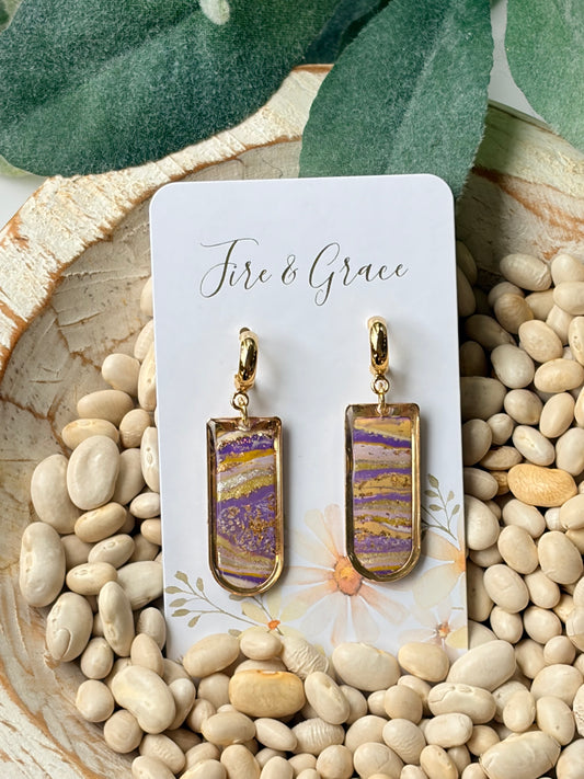 Purple & Gold Stripe 1