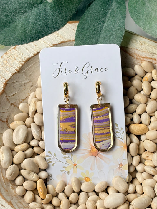 Purple & Gold Stripe 3