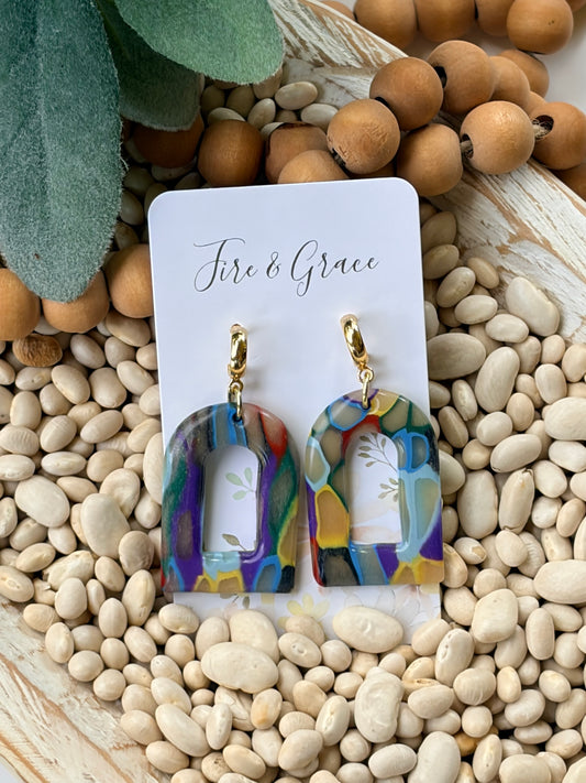 Stained Glass Dangle 1
